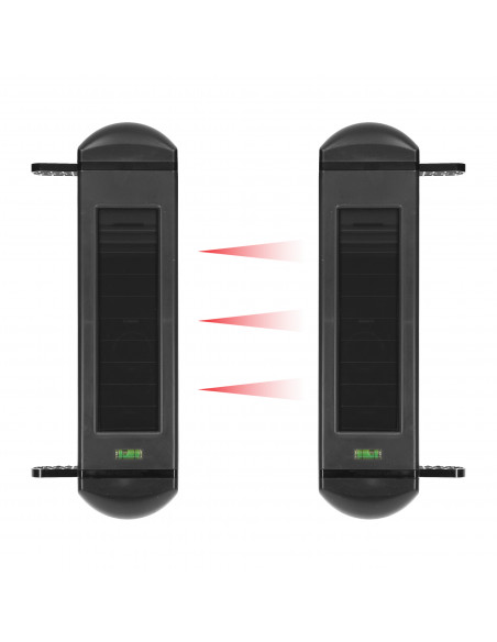 Solarna, zewnętrzna, 3-wiązkowa bariera podczerwieni 