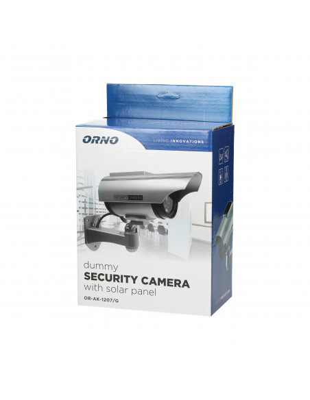 Atrapa kamery monitorującej CCTV z panelem solarnym