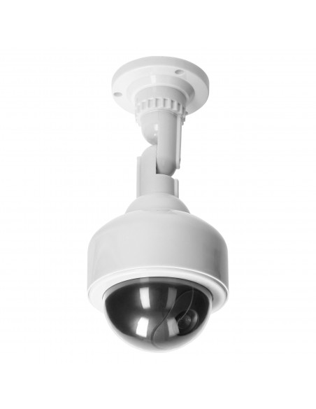 Atrapa obrotowej kamery monitorującej CCTV, typu PTZ, bateryjna