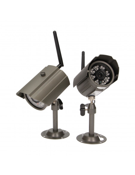 System do monitoringu 4-kanałowy, bezprzewodowy CCTV, monitor LCD 7"