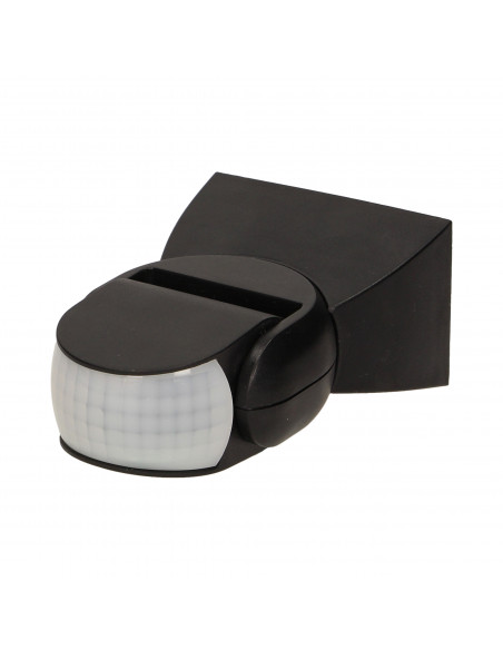 Czujnik ruchu 180st., regulacja pionowa i pozioma,  IP65, 1200W, czarny