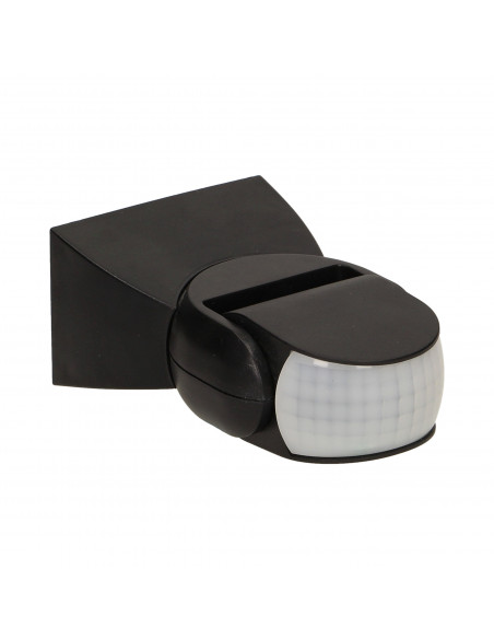 Czujnik ruchu 180st., regulacja pionowa i pozioma,  IP65, 1200W, czarny