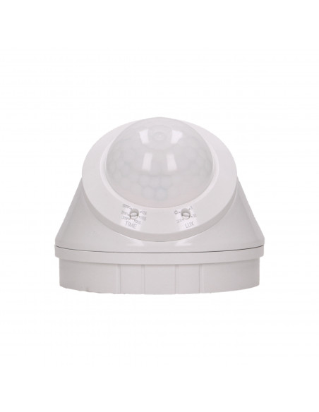 Czujnik ruchu 360/180st,  IP65, 800W, biały