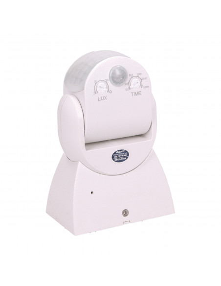 Czujnik ruchu 360/180st. 2 sensory, IP65, 1200W, biały