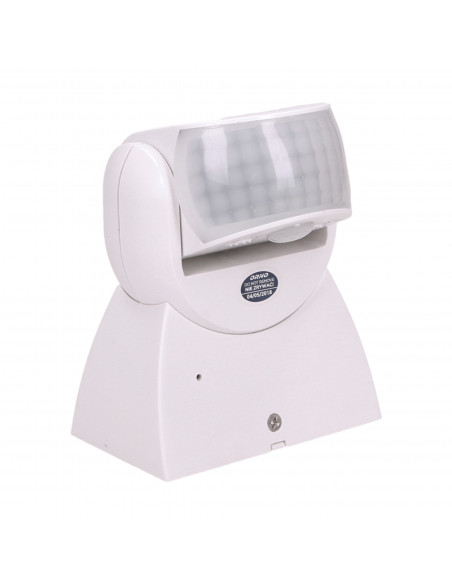 Czujnik ruchu 360/180st. 2 sensory, IP65, 1200W, biały