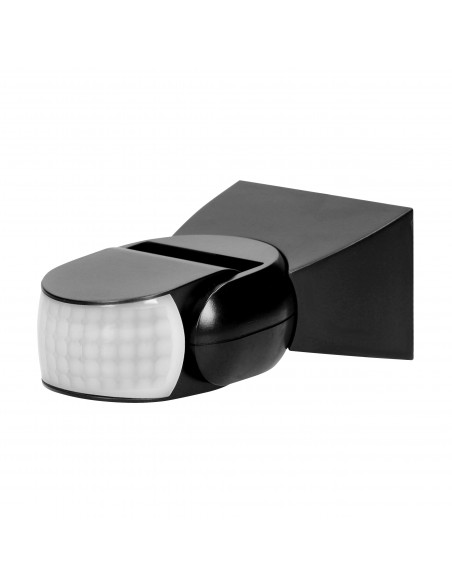 Czujnik ruchu 360/180st. 2 sensory, IP65, 1200W, czarny