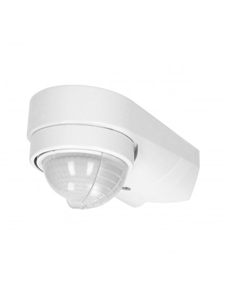 Czujnik ruchu 240st. IP65, 1200W, 2 sensory, 3 rodzaje montażu, biały