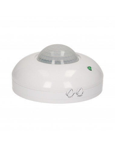 Czujnik ruchu 360st. IP20, 1200W, biały