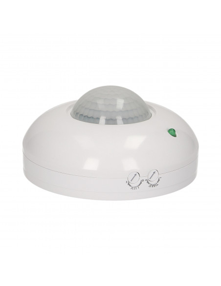 Czujnik ruchu 360st. IP20, 1200W, biały