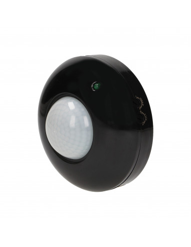 Czujnik ruchu 360st. IP20, 1200W, czarny