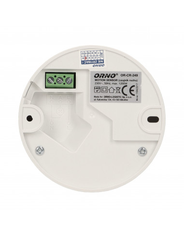 Czujnik ruchu mini 360st. IP20, 1200W