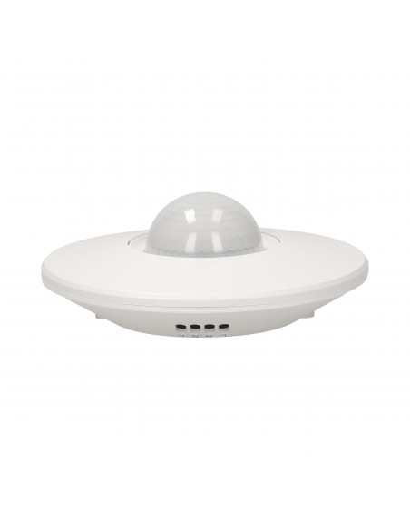 Czujnik ruchu 360 st. IP20, 2000W, 3 sensory, regulacja zasięgu Ø3m-16m