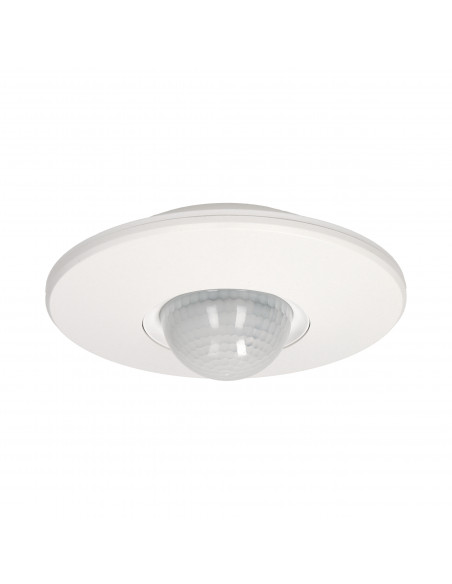 Czujnik ruchu 360 st. IP20, 2000W, 3 sensory, regulacja zasięgu Ø3m-20m, biały