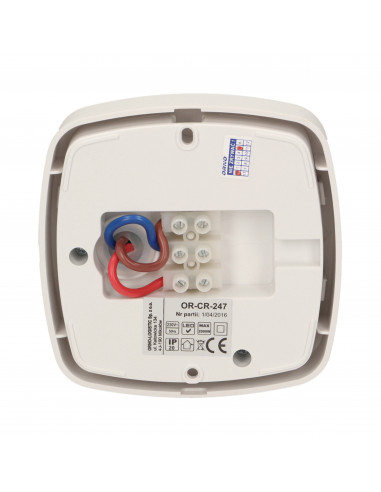 Czujnik ruchu 360st, strefowy, IP20,...