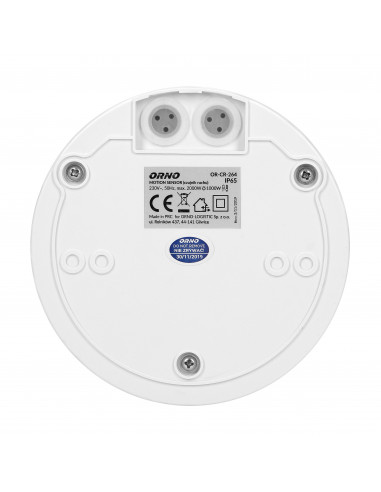 Czujnik ruchu 360st. IP65, 2000W