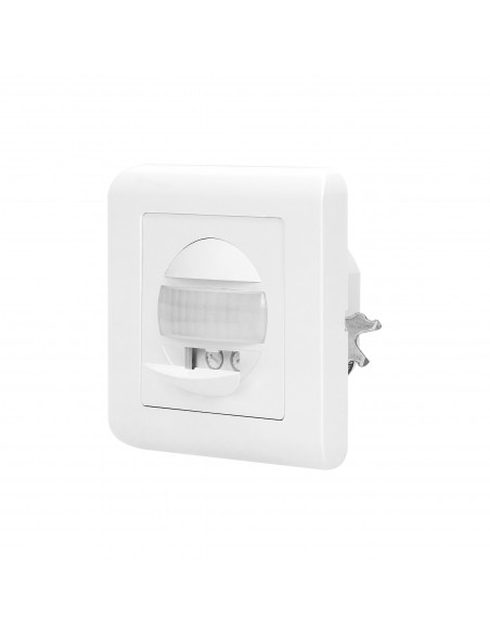 Czujnik ruchu, 2 żyłowy, 160st. IP20, 300W, do puszki