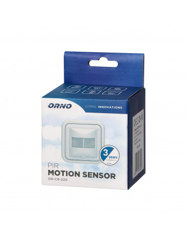 Czujnik ruchu, 2&3 żyłowy, 160 st....