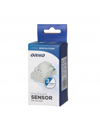 Mikrofalowy czujnik ruchu, 360st....