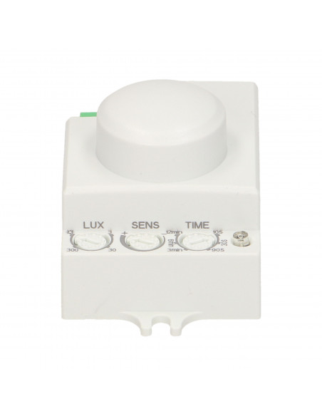 Mikrofalowy czujnik ruchu, mini, 360/180st. IP20, 1200W