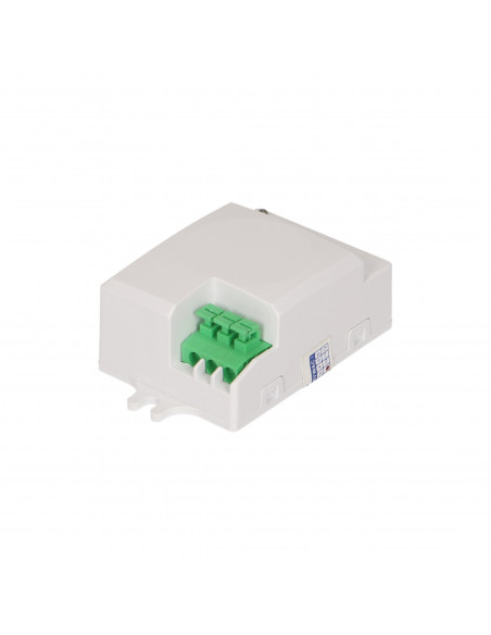 Mikrofalowy czujnik ruchu mini , 360/180st. z regulacją zworkową, IP20, 1200W