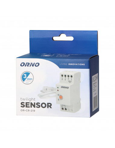 Czujnik zmierzchowy na szynę DIN z...