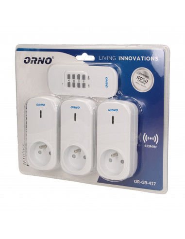 Zestaw bezprzewodowych gniazd...