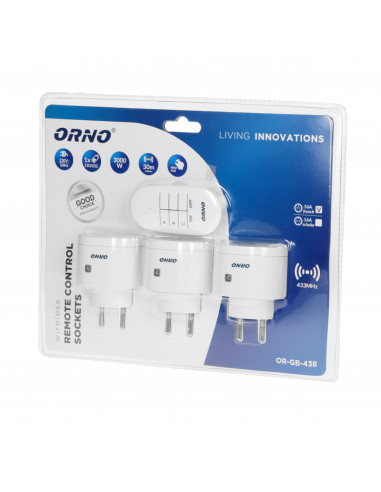 Zestaw bezprzewodowych mini gniazd...