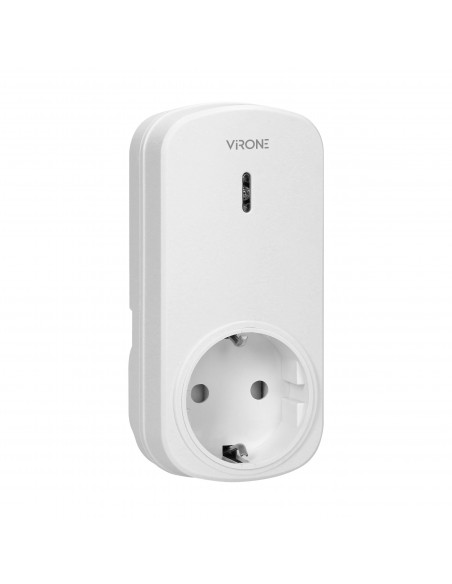 Bezprzewodowe gniazdo sterowane pilotem 1+1, wersja Schuko