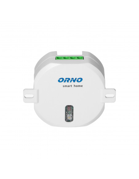 Przekaźnik podtynkowy (dopuszkowy) ORNO Smart Home sterowany bezprzewodowo, z odbiornikiem radiowym, obciążenie 1000W
