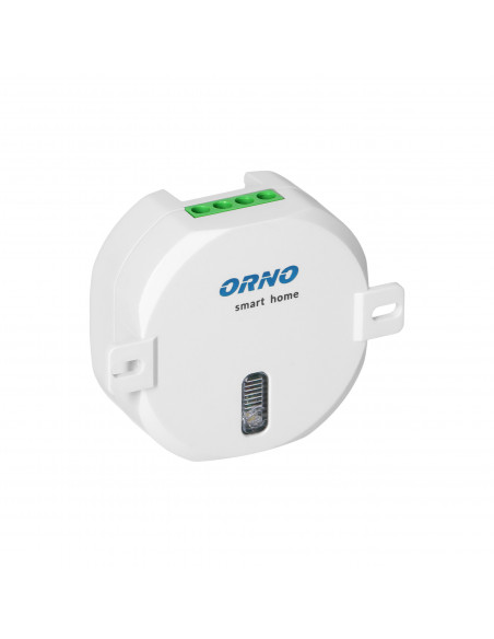Przekaźnik podtynkowy (dopuszkowy) ORNO Smart Home sterowany bezprzewodowo, z odbiornikiem radiowym, obciążenie 1000W