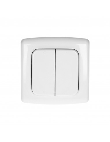  Włącznik podwójny natynkowy, do...