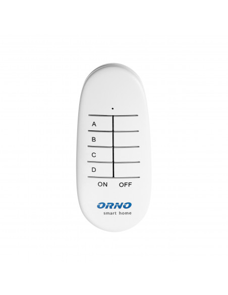 Pilot do zdalnego sterowania przekaźnikami podtynkowymi i gniazdami ORNO Smart Home, 4-kanałowy