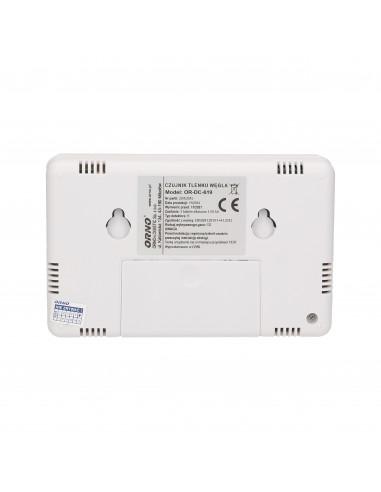 Bateryjny czujnik tlenku węgla...