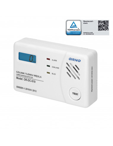 Bateryjny czujnik tlenku węgla...