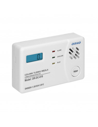 Bateryjny czujnik tlenku węgla...