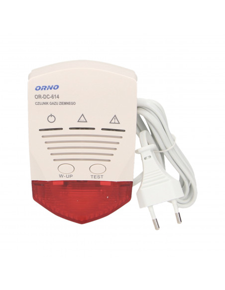 Czujnik gazu ziemnego, sieciowy z wyjściem przekaźnikowym