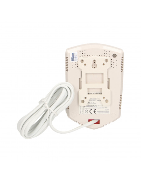 Czujnik gazu ziemnego, sieciowy z wyjściem przekaźnikowym
