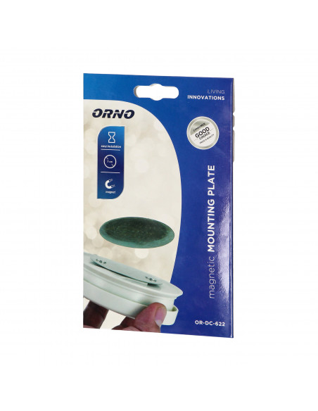 Magnetyczna płytka montażowa do detektorów dymu, czadu i gazu