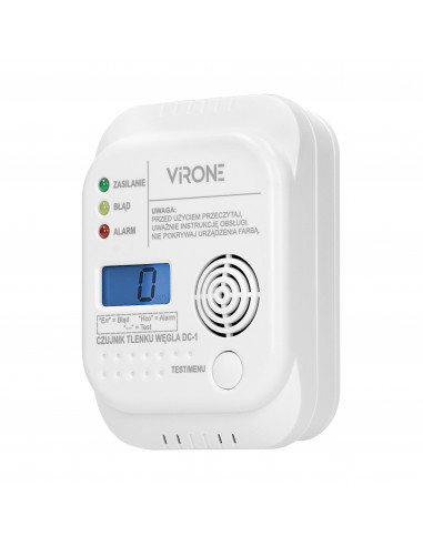 Bateryjny czujnik tlenku węgla z...