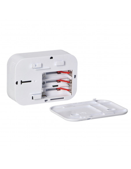 Bateryjny czujnik tlenku węgla z przyciskiem TEST, żywotność 10 lat, zgodność z normą EN 50291-1:2018