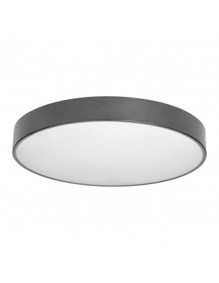 Plafon DUARA, 2xE27 max 120W, IP20, srebrny