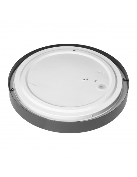 Plafon DUARA, 2xE27 max 120W, IP20, srebrny