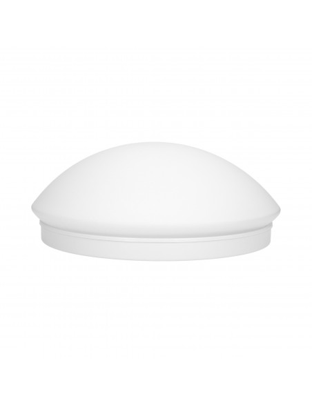 MARIN, plafon oświetleniowy z mikrofalowym czujnikiem ruchu, 60W, E27, IP20, szkło matowe