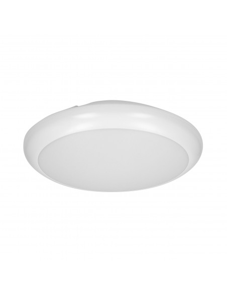 LAPIS LED 12W, plafon oświetleniowy, 800lm, IP65, 4000K, IK10, poliwęglan mleczny, biały