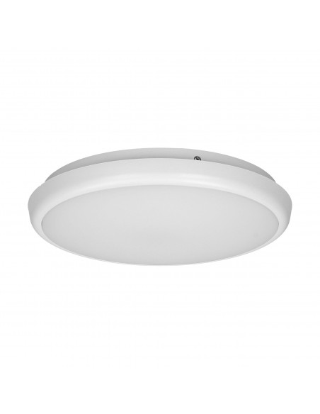 CERS LED 16W, plafon oświetleniowy, 1300lm, IP65, 4000K, poliwęglan mleczny, biały