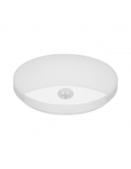 VIRAZON LED 15W, plafon z czujnikiem ruchu, 1050lm, IP44, 4000K, poliwęglan mleczny, biały