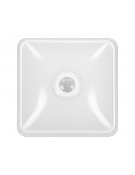 NYK LED 16W, plafon z czujnikiem ruchu, 1150lm, IP20, 4000K, poliwęglan mleczny, biały