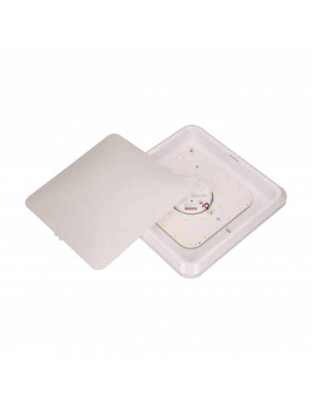 NYK LED 16W, plafon z mikrofalowym czujnikiem ruchu, 1150lm, IP20, 4000K, poliwęglan mleczny, biały