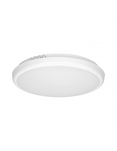  CERS LED 16W, plafon z mikrofalowym czujnikiem ruchu, 1300lm, IP65, 4000K, poliwęglan mleczny, biały, funkcja...