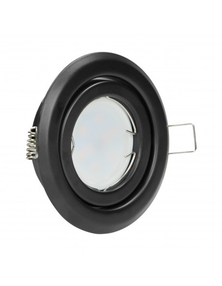 SUTRI RM ramka dekoracyjna oprawy punktowej, MR16/GU10 max 50W, okrągła, regulowana, czarna